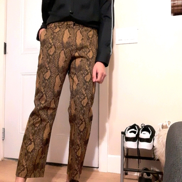 Joie python print kick trouser - Picture 2 of 2
